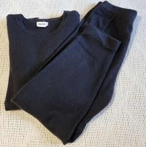 2pc Cashmere Black Tunic & Leggings